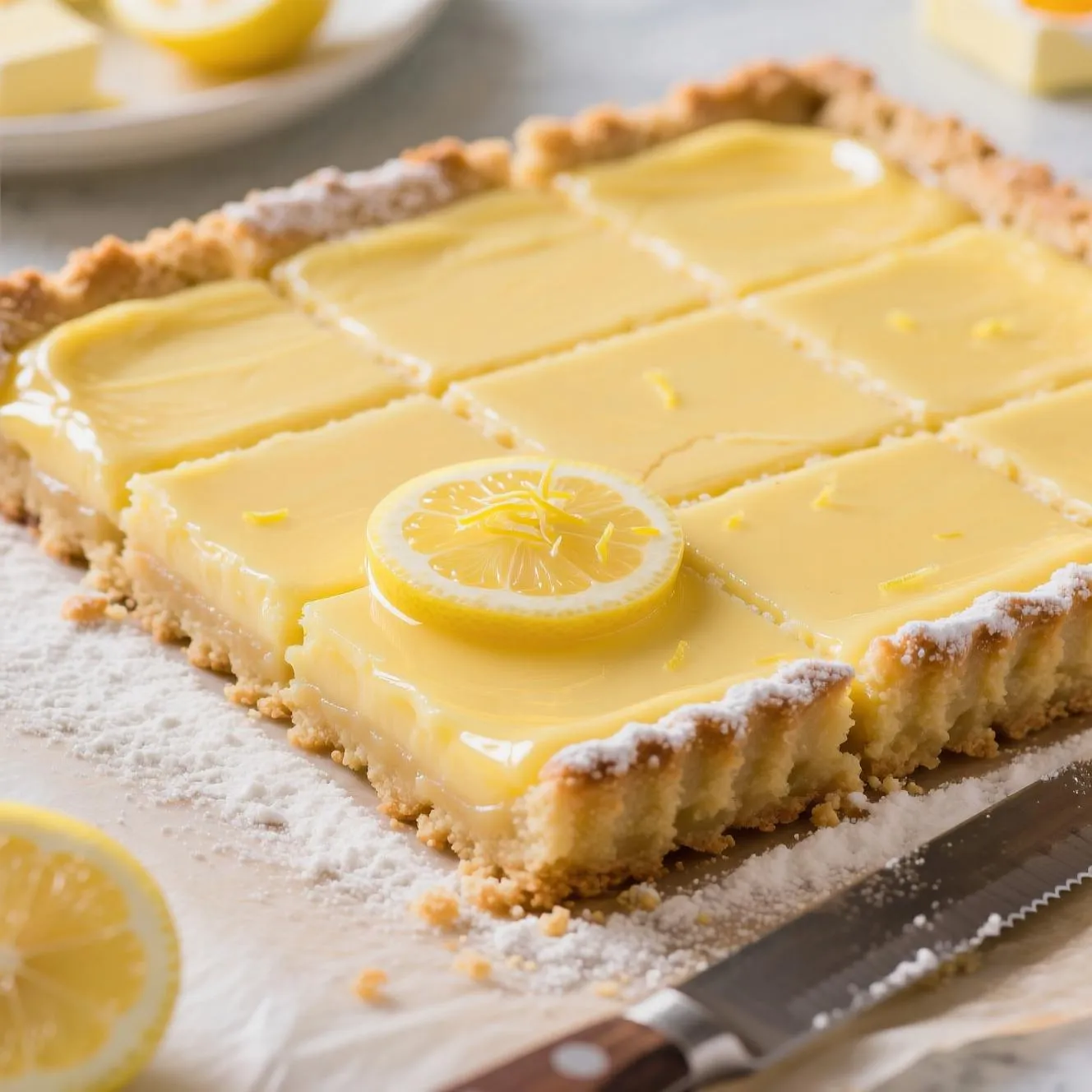 Lemon Bars with Shortbread Crust