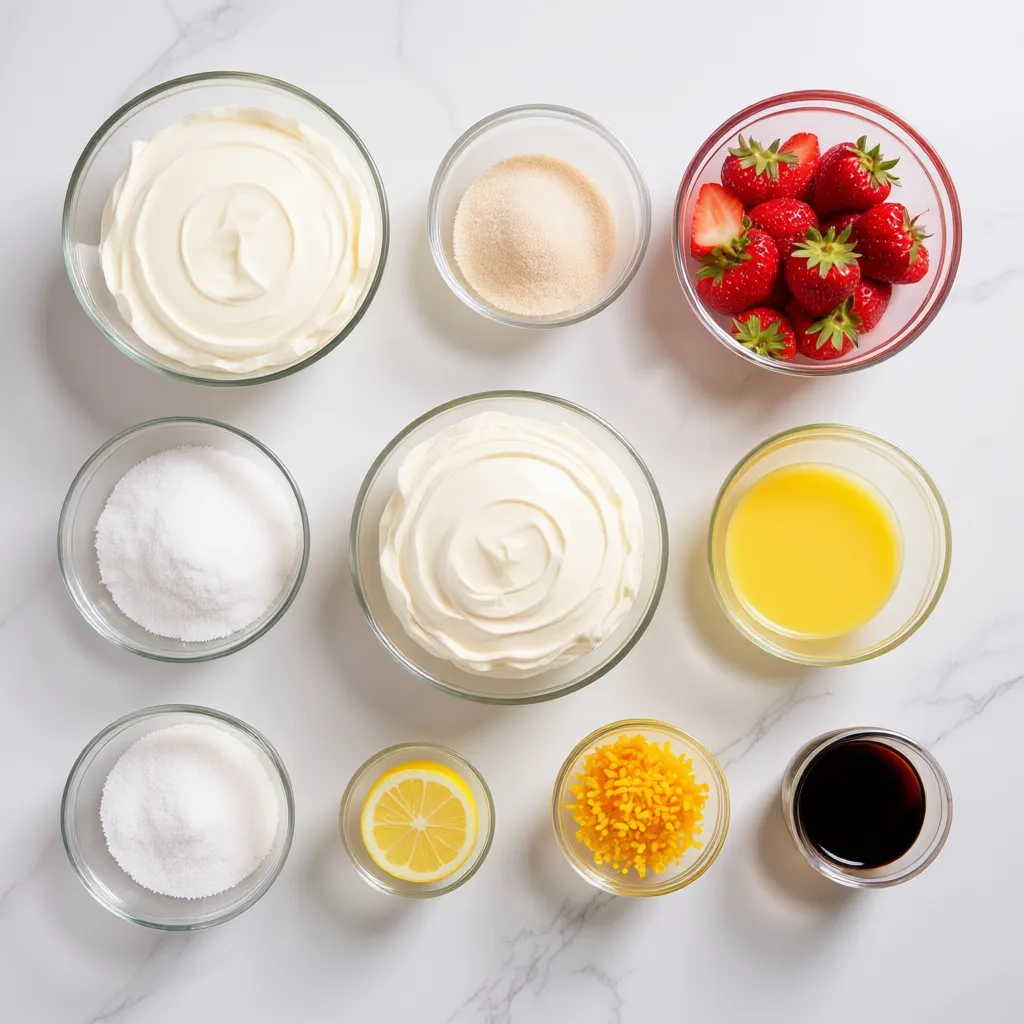 strawberry cool whip cream cheese dessert​
