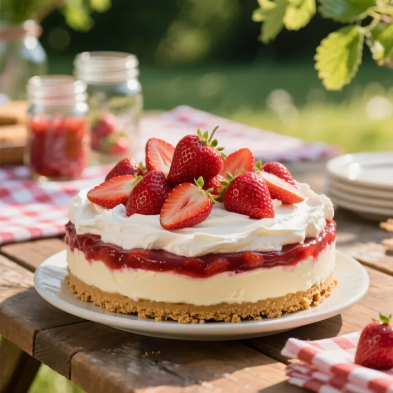 strawberry cool whip cream cheese dessert​